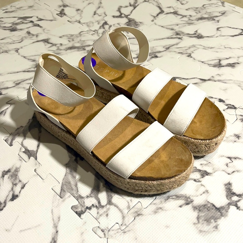 Strapped ankle heeled sandals